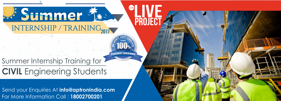 Summer Internship Training for Civil Engineering Students